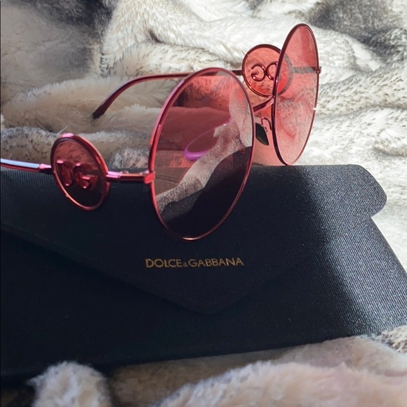 D&G Gorgeous Red Logo Sunglasses main image 7